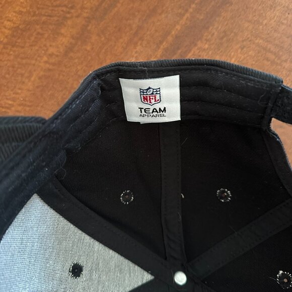 Miami Dolphins NFL Football Hat Black Team Apparel Adjustable - Picture 3 of 3